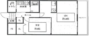 グランツ野里の物件間取画像